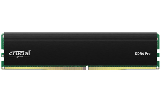 Memória DDR4 Crucial Pro, 32GB, 3200MHz, Preta, CP32G4DFRA32A Memória DDR4 Crucial Pro, 32GB, 3200MHz, Preta, CP32G4DFRA32A